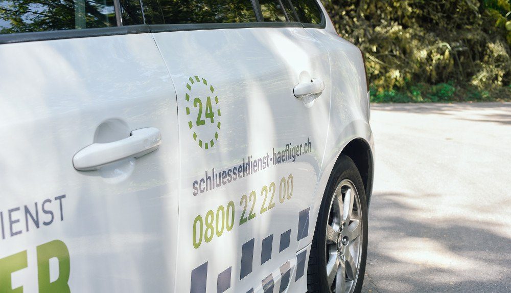 Schlüsseldienst Buchs Einsatzfahrzeug